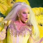 Christina Aguilera at Brighton Pride