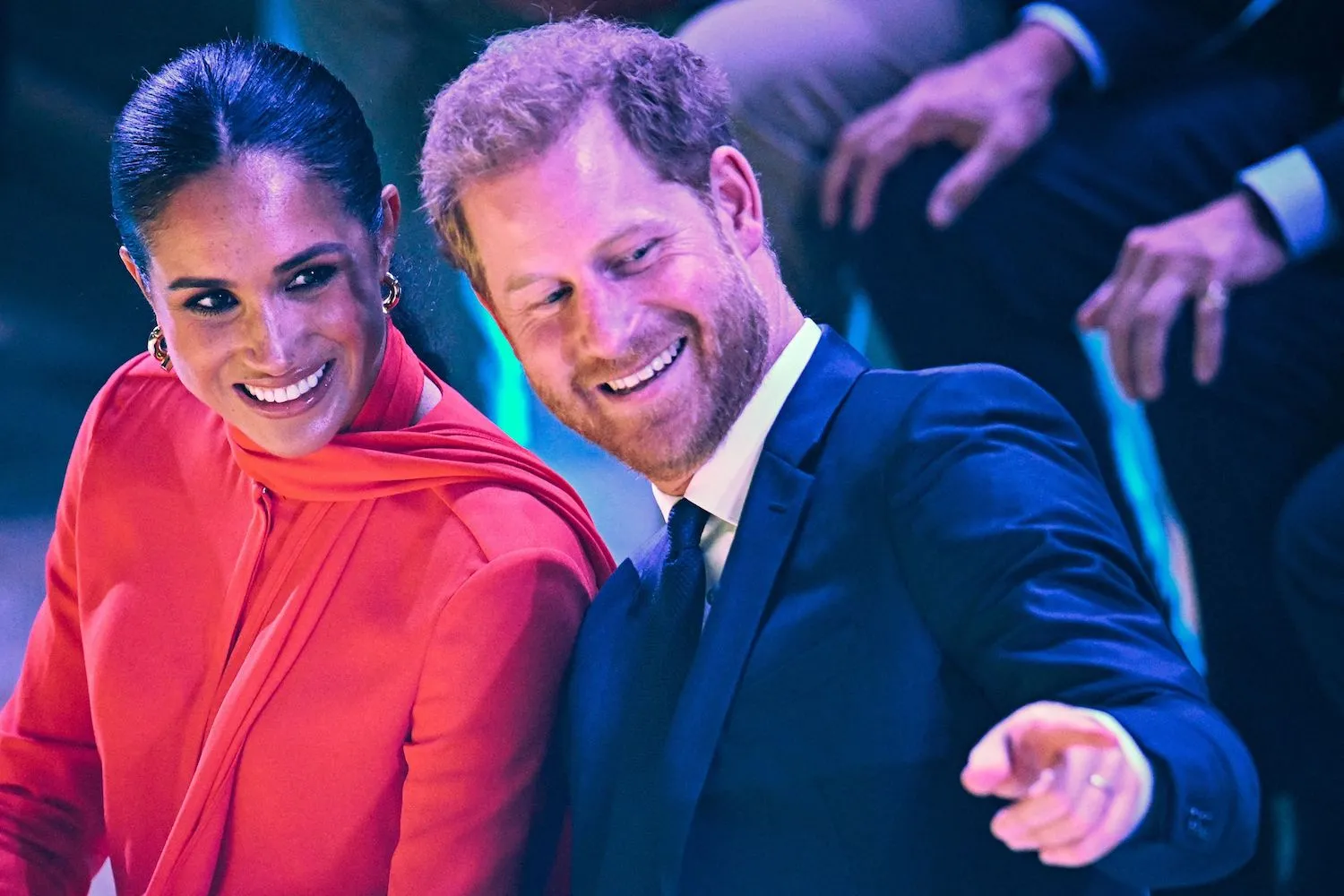 Meghan Markle and Prince Harry at the One Young World Summit